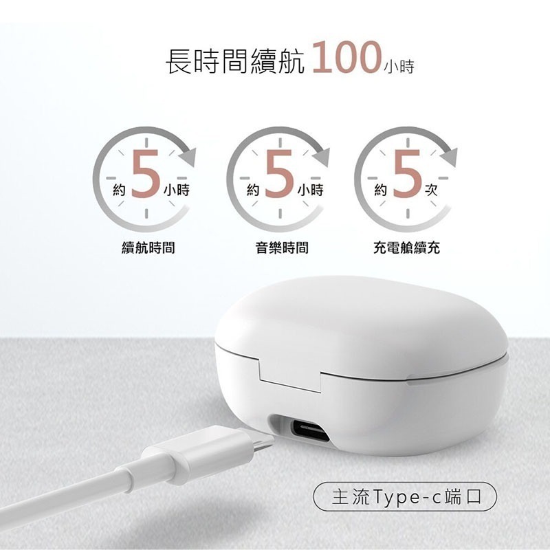 MCK MIT 台灣製造 TA4 真無線藍牙耳機 藍牙5.3 智能降噪 IP4防潑水 100hr待機-細節圖3