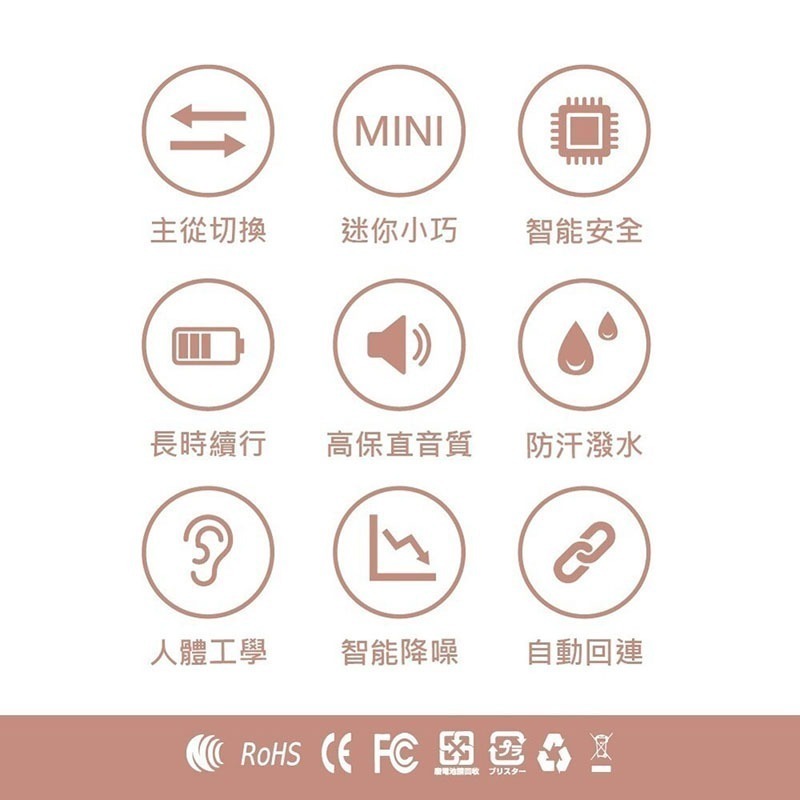 MCK MIT 台灣製造 TA4 真無線藍牙耳機 藍牙5.3 智能降噪 IP4防潑水 100hr待機-細節圖4
