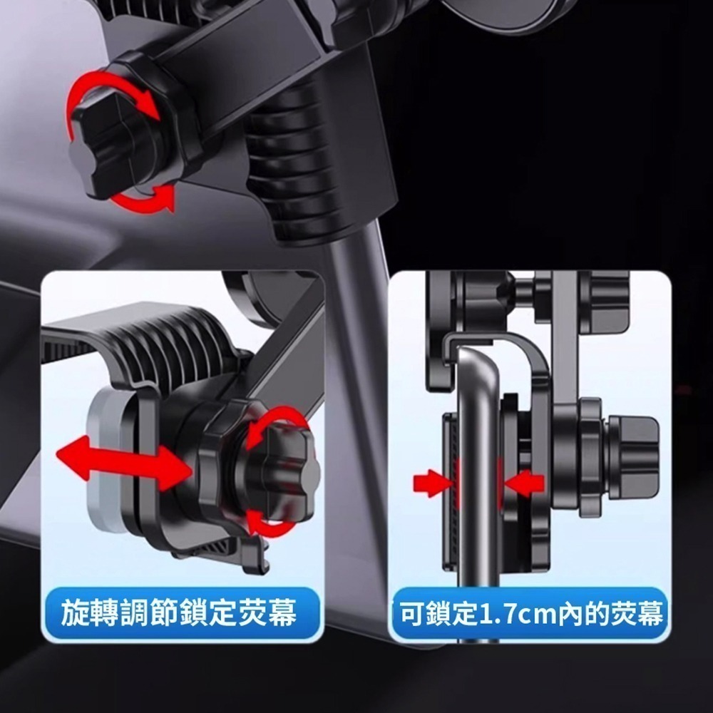 Model3 / ModelY 特斯拉訂製款 螢幕延長支架 卡螢幕底座 矽膠防滑 不傷車子 手機支架 不檔視線 I275-細節圖6