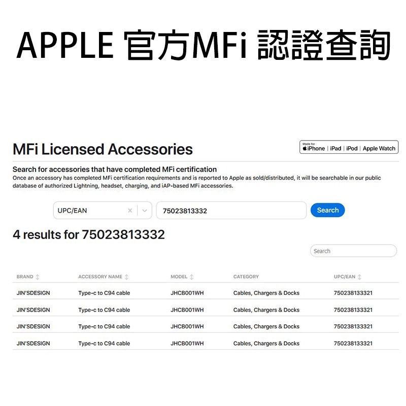 蘋果快充傳輸線 原廠認證 MFi PD快充傳輸線 3A 20W 1.2m 不跳錯誤視窗 不傷手機 支援最新iP14-細節圖6