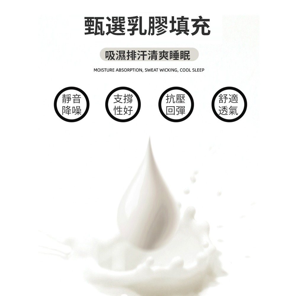 Well家居 抗菌防蟎乳膠記憶海綿床墊 天然乳膠床墊 支撐佳 5A面料 符合人體工學 吸濕透氣不悶熱 學生床墊 宿舍床墊-細節圖11