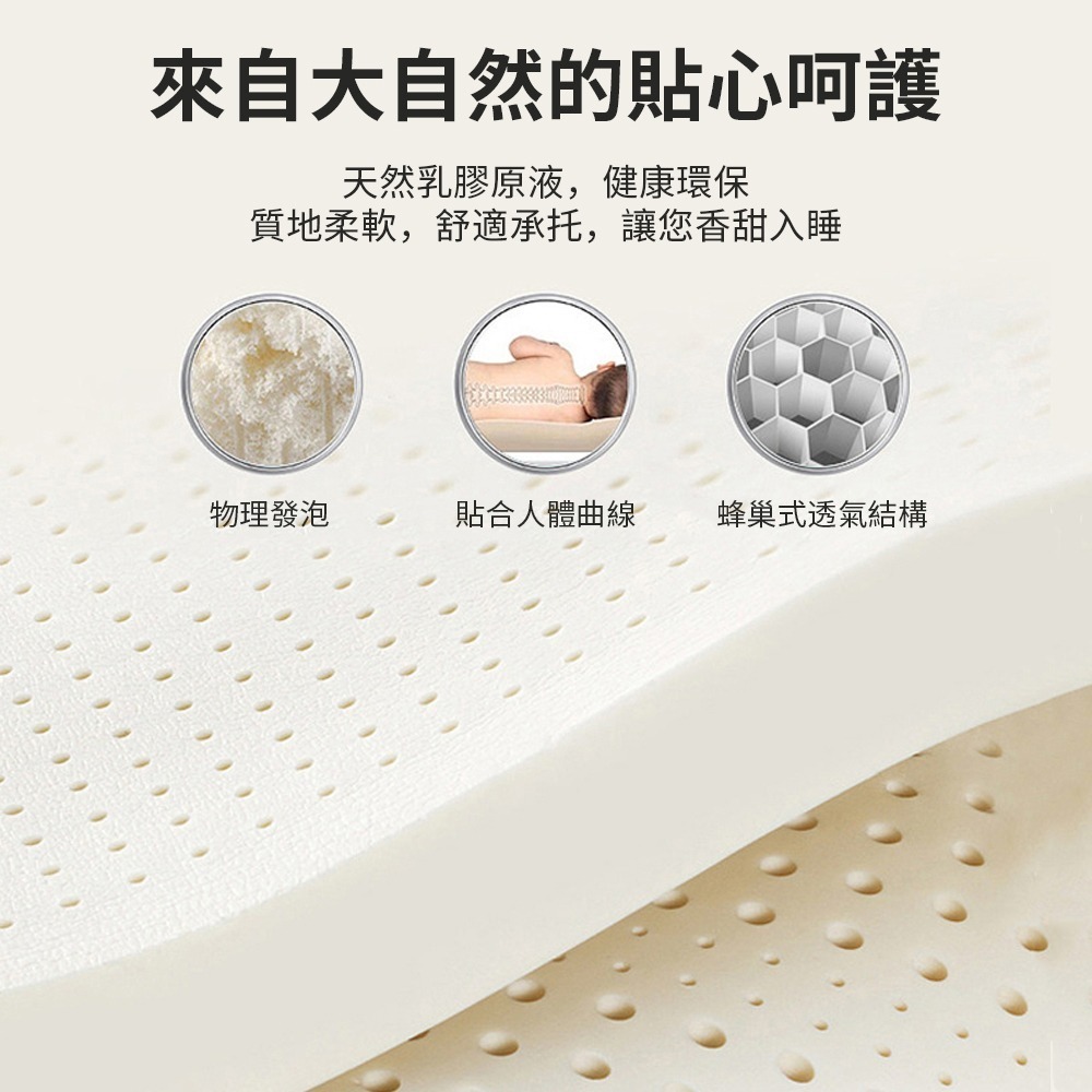 A類加厚針織乳膠記憶海綿床墊 A類親膚面料 乳膠床墊 抗菌防蟎 吸濕透氣 抗壓支撐佳 四季可用-細節圖11