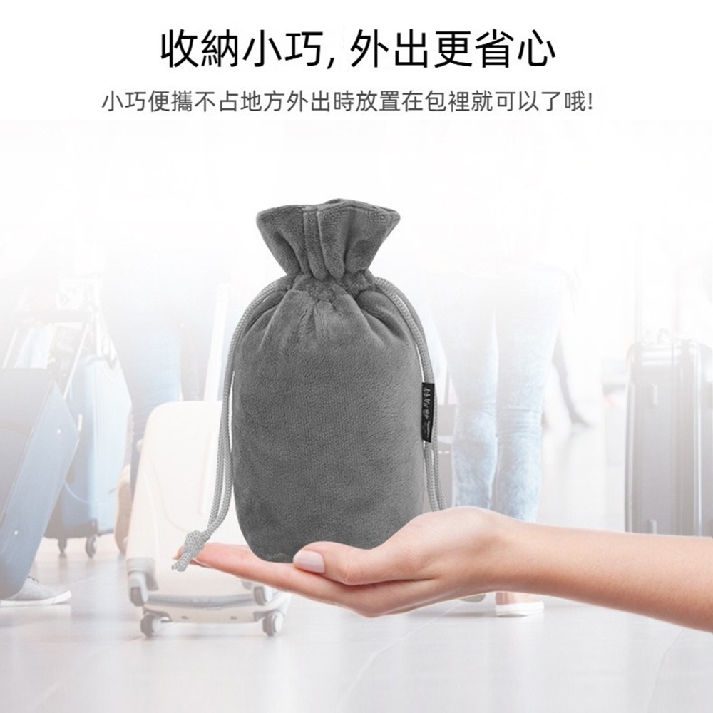 按壓充氣護頸枕 U型枕 旅行枕 按壓充氣 親膚冰爽面料 遮光帽U型枕 護頸脖 充氣頸枕 飛機枕 午睡枕 I214-細節圖7