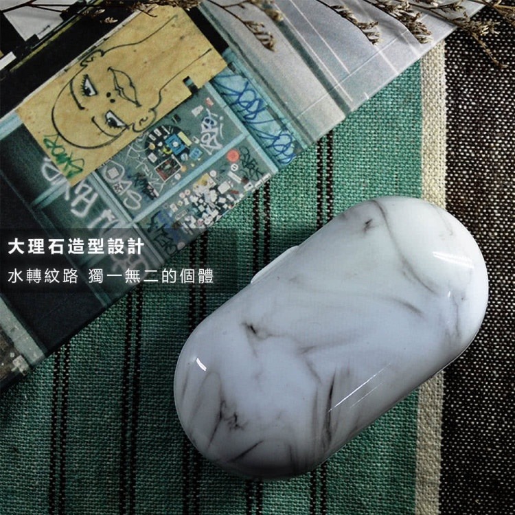 MIMINE MCK-TS4 大理石真無線藍牙耳機 震撼HiFi重低音立體聲 智能降躁 快速充電-細節圖3
