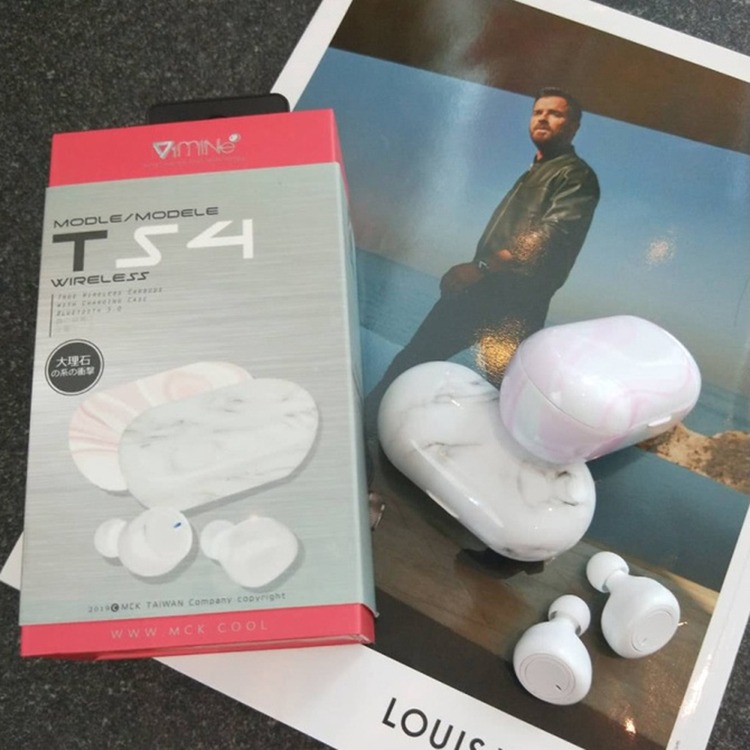 MIMINE MCK-TS4 大理石真無線藍牙耳機 震撼HiFi重低音立體聲 智能降躁 快速充電-細節圖5