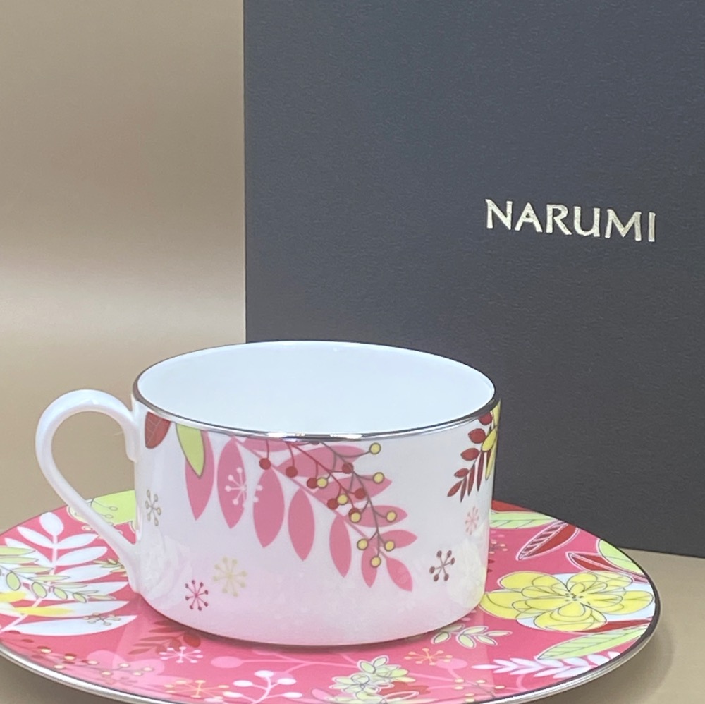 日本Narumi鳴海骨瓷花卉天堂咖啡杯組（8125-1-30-29）-細節圖8