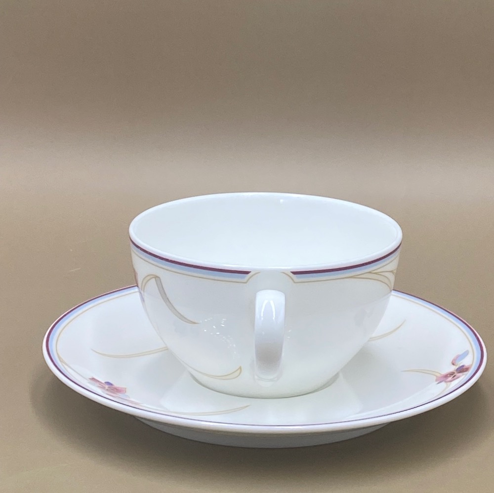 日本Narumi鳴海骨瓷蘭花花茶/咖啡杯組-細節圖2