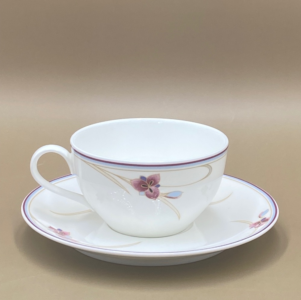 日本Narumi鳴海骨瓷蘭花花茶/咖啡杯組-細節圖3