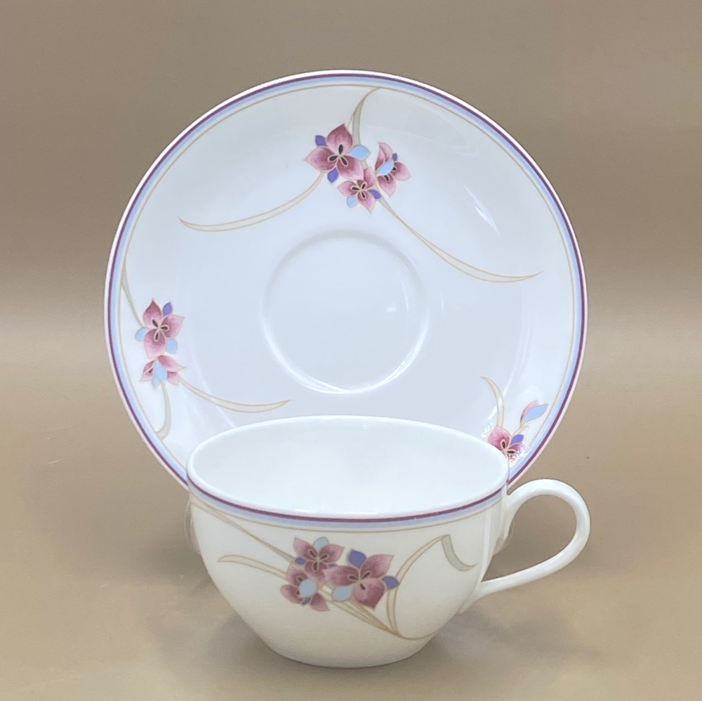 日本Narumi鳴海骨瓷蘭花花茶/咖啡杯組-細節圖4