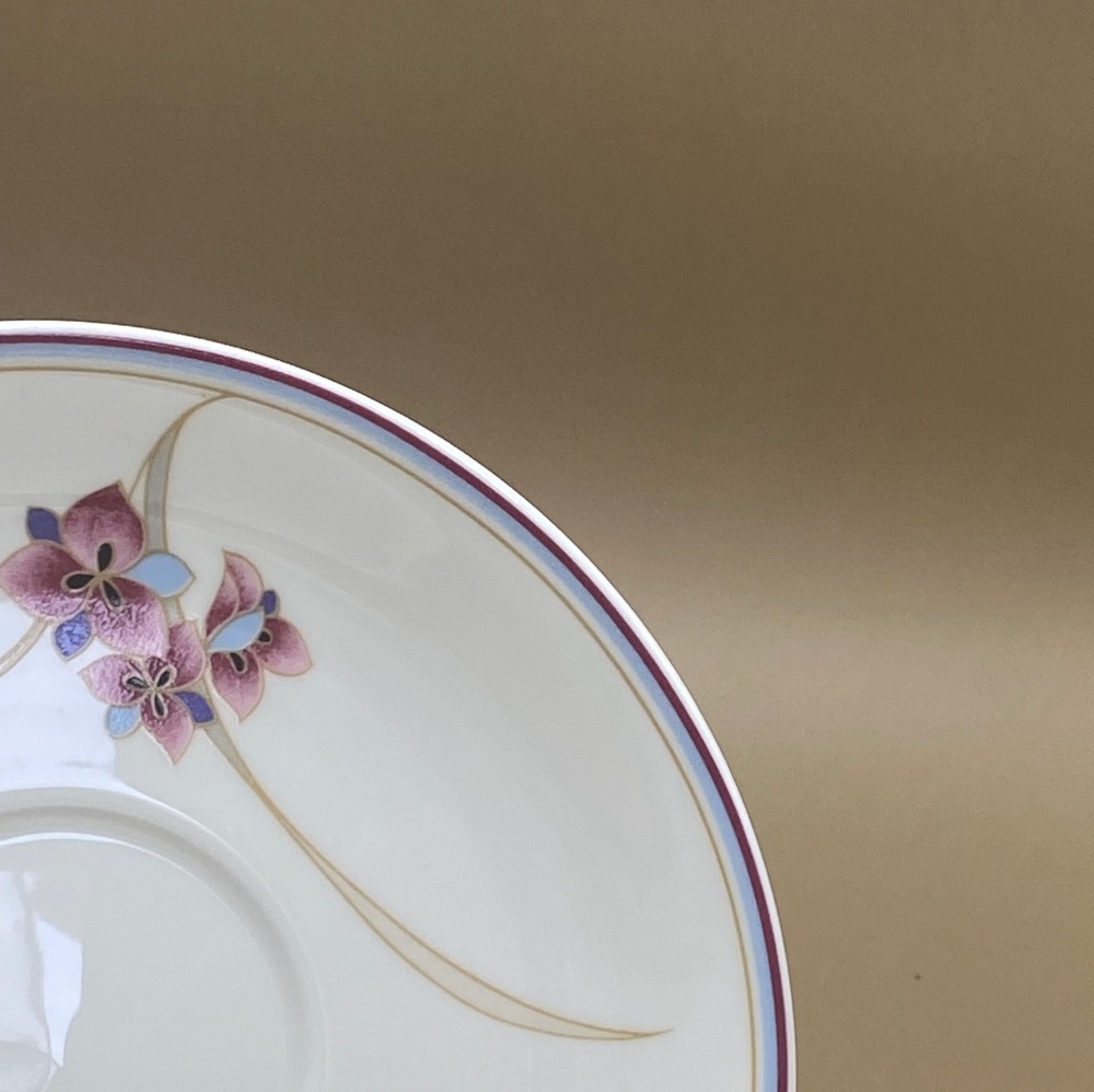 日本Narumi鳴海骨瓷蘭花花茶/咖啡杯組-細節圖6