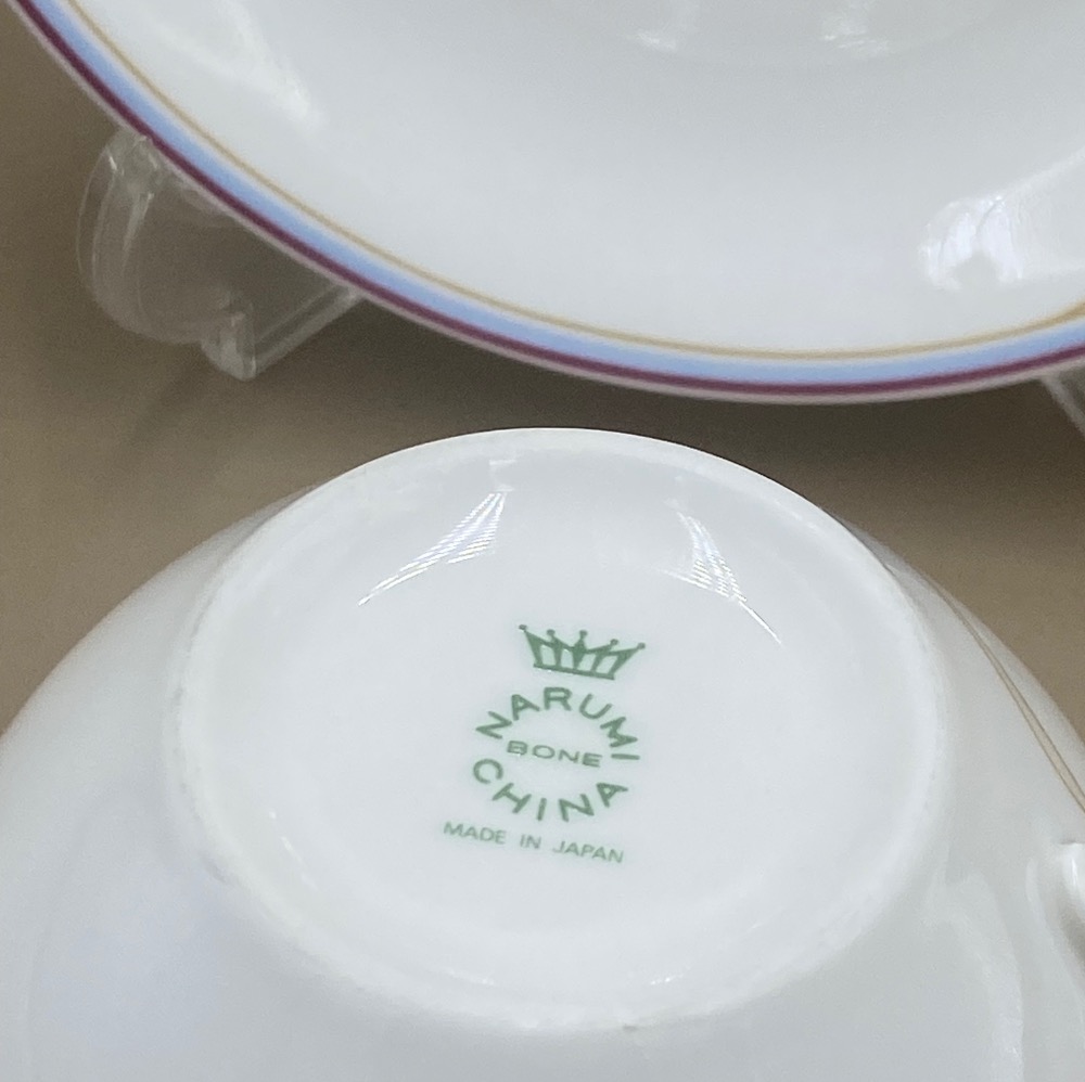 日本Narumi鳴海骨瓷蘭花花茶/咖啡杯組-細節圖7