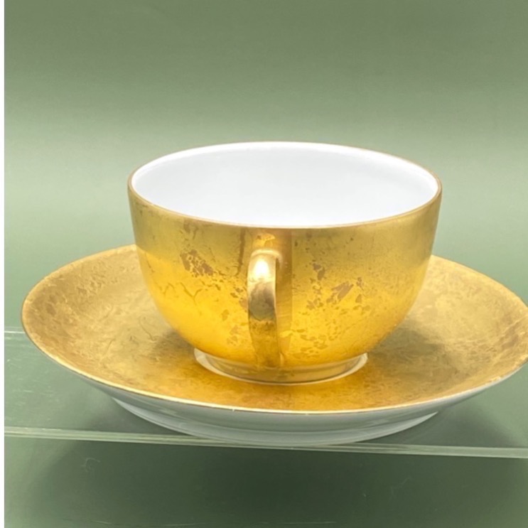 法國Limoges 利摩日Edouard Rambaud金色花茶/咖啡杯組（6369-4-33-9）200ml-細節圖2