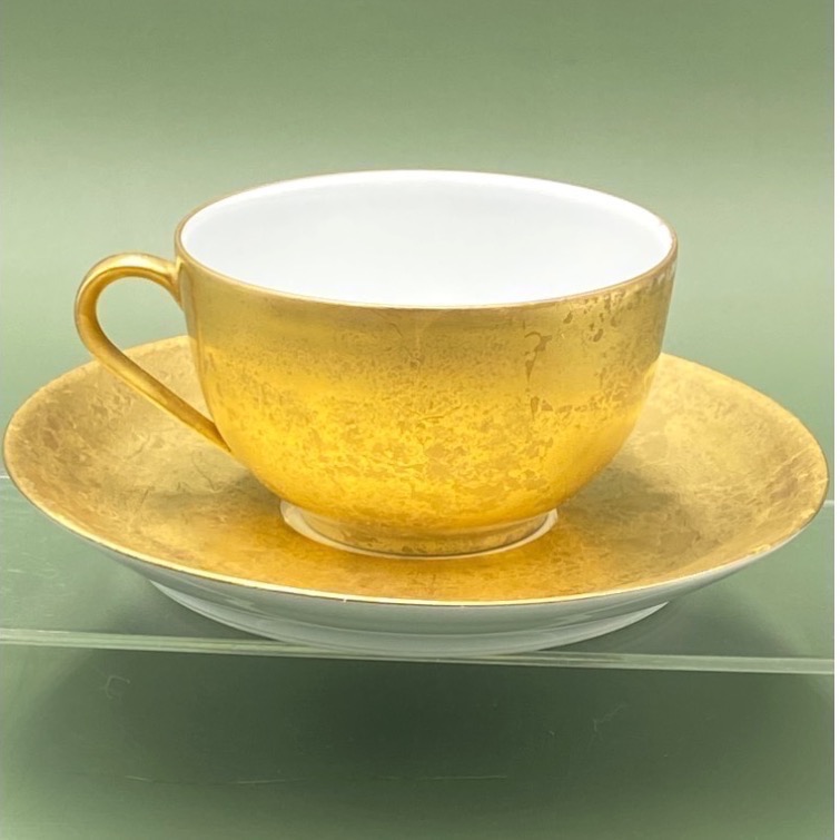 法國Limoges 利摩日Edouard Rambaud金色花茶/咖啡杯組（6369-4-33-9）200ml-細節圖3