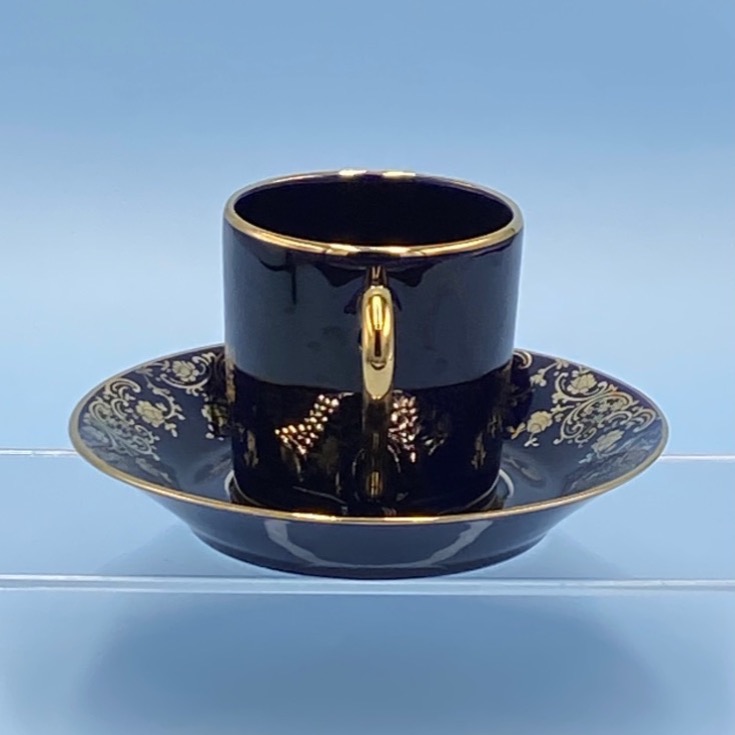 法國Limoges 利摩日 Castel 22K金濃縮咖啡杯組（9328-2-1-33-11)120ml-細節圖3