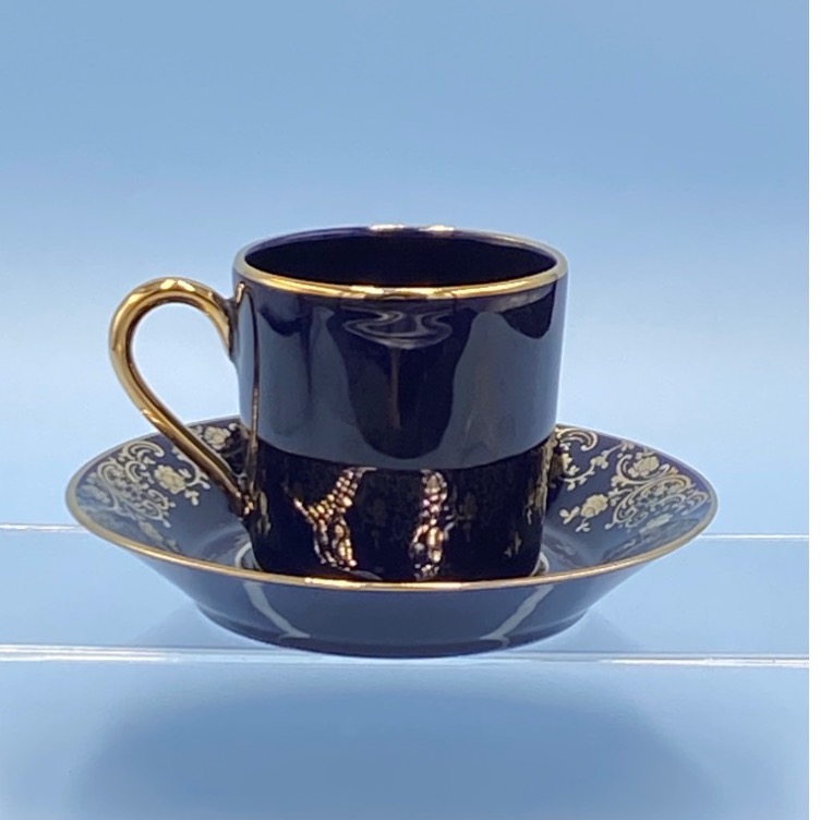 法國Limoges 利摩日 Castel 22K金濃縮咖啡杯組（9328-2-1-33-11)120ml-細節圖4