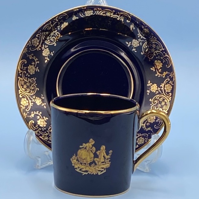 法國Limoges 利摩日 Castel 22K金濃縮咖啡杯組（9328-2-1-33-11)120ml-細節圖5