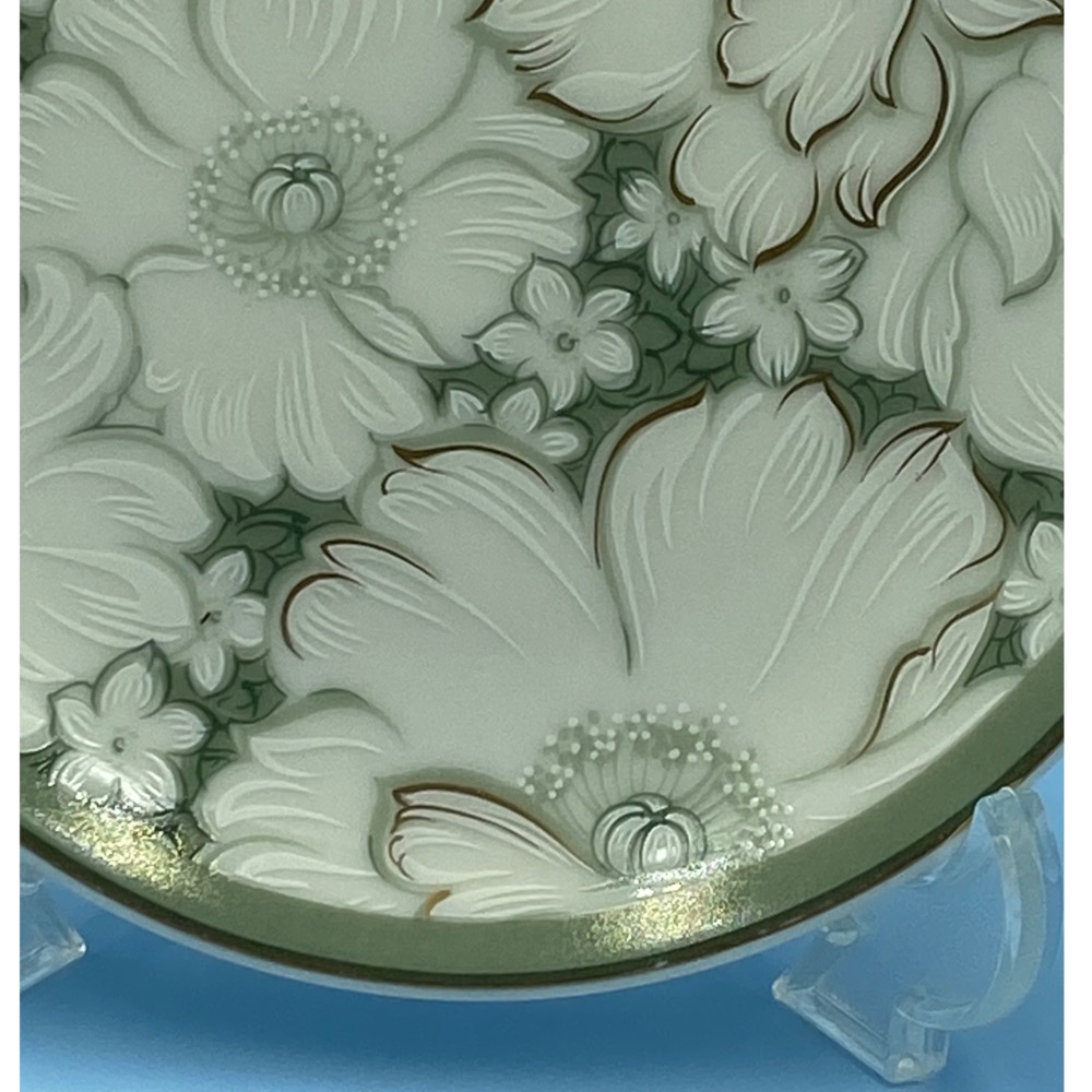 日本Narumi鳴海金邊白芙蓉細瓷水果/點心小盤（2023-3-33-25）-細節圖4