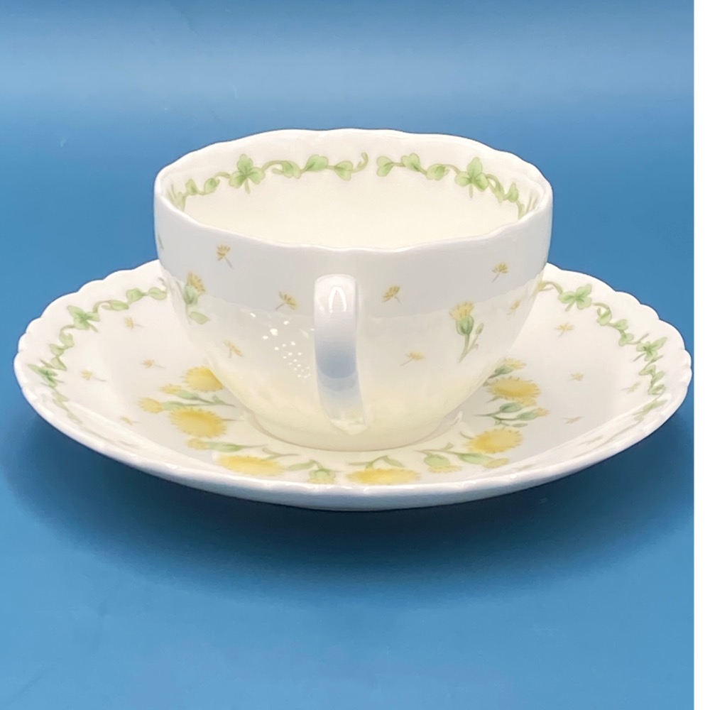 日本Hoya保谷小花詩集骨瓷咖啡/花茶杯組（9405-5-32-23）-細節圖2