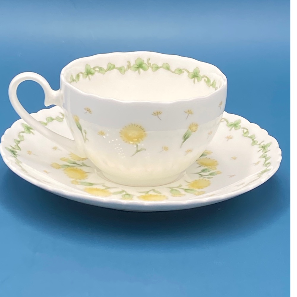 日本Hoya保谷小花詩集骨瓷咖啡/花茶杯組（9405-5-32-23）-細節圖3