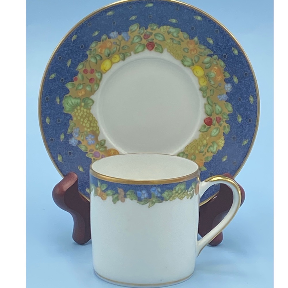 法國Limoges 利摩日Bernardaud Fiorini水果紋濃縮咖啡杯組(1830-4-33-4)110ml-細節圖5