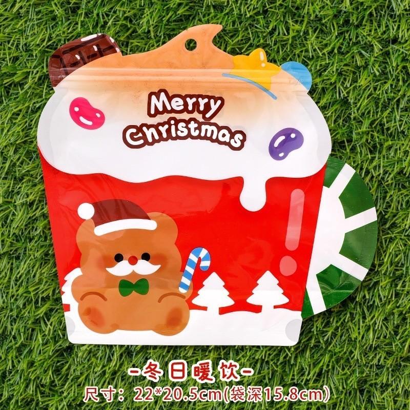✿Cindy包材✿🎄台灣出貨 現貨 聖誕夾鏈袋🎄聖誕節 夾鏈袋 零食包裝袋 幼兒園分享 包裝袋 餅乾糖果 禮物袋 自立袋-細節圖4