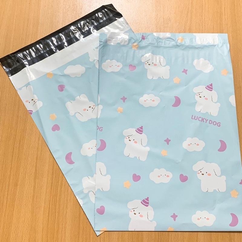 ✿Cindy包材✿☁️ 廠商直出 寶寶藍 雲朵狗狗☁️棉花小狗 破壞袋 包裝袋 快遞袋 物流袋 寄件袋 網拍袋 高品質-細節圖2
