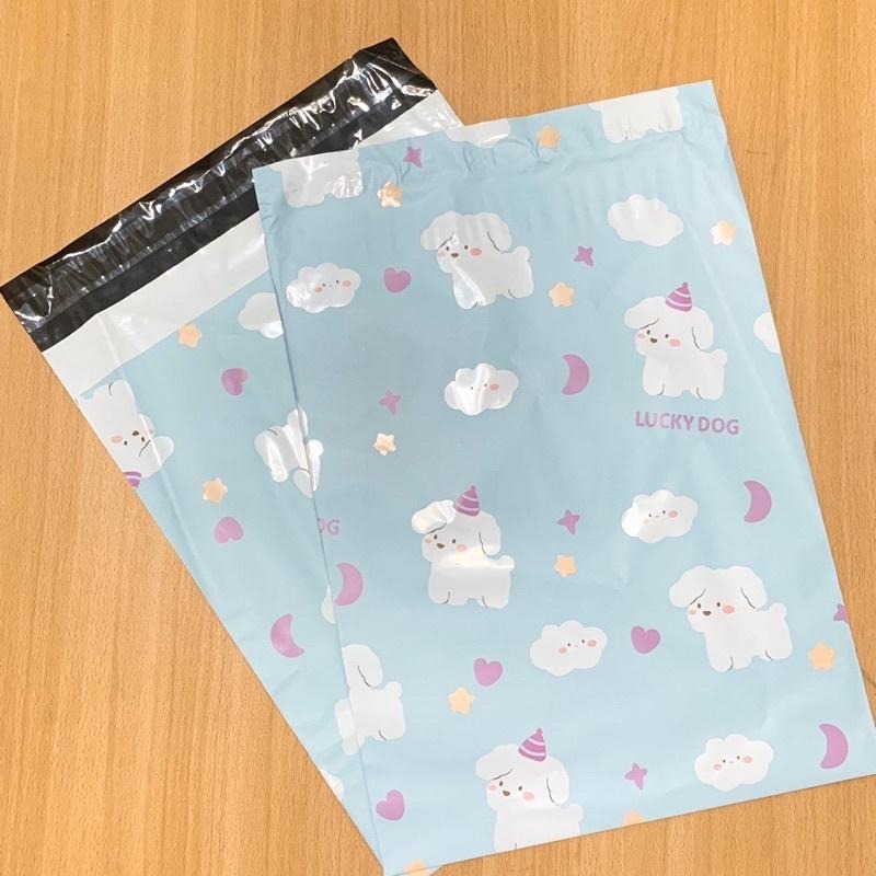 ✿Cindy包材✿☁️ 廠商直出 寶寶藍 雲朵狗狗☁️棉花小狗 破壞袋 包裝袋 快遞袋 物流袋 寄件袋 網拍袋 高品質-細節圖3