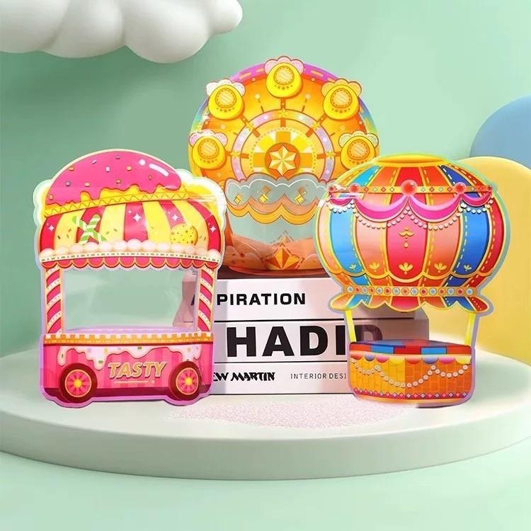 ✿Cindy包材✿🚗現貨 臺灣出貨🚗遊樂園造型 夾鏈袋 零食包裝袋 幼兒園分享 包裝袋 餅乾糖果 禮物袋 自立袋-細節圖3