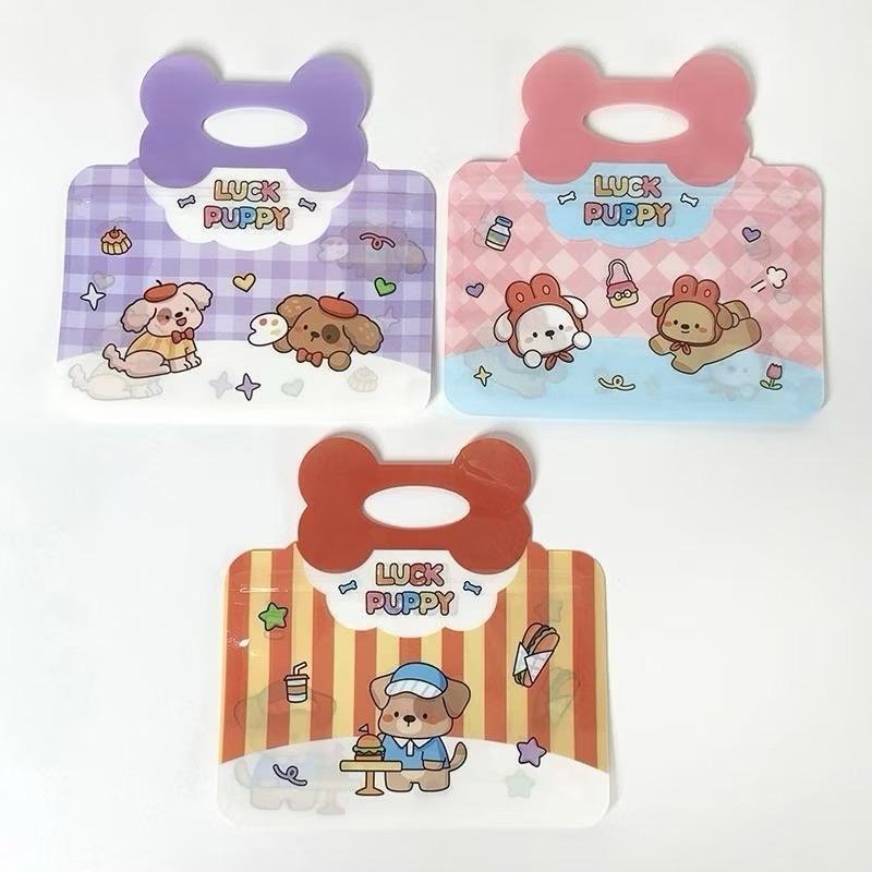 ✿Cindy包材✿🔥現貨 狗狗系列🔥造型 夾鏈袋 零食包裝袋 幼兒園分享 包裝袋 餅乾糖果 禮物袋 自立袋-細節圖3