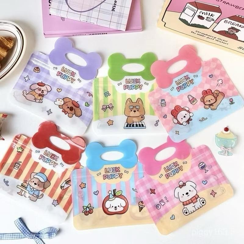 ✿Cindy包材✿🔥現貨 狗狗系列🔥造型 夾鏈袋 零食包裝袋 幼兒園分享 包裝袋 餅乾糖果 禮物袋 自立袋-細節圖5