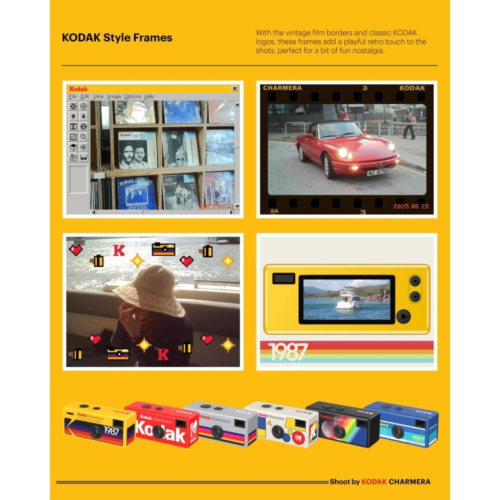 【星期天古董相機】2026現貨 全新正版 經銷 KODAK CHARMERA迷你數位相機盲盒 鑰匙圈相機 可拍照可錄影-細節圖9