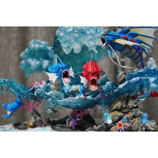 【黑哥模型】基因工作室 寶可夢 拼接組第二彈 暴鯉龍 GK雕像 拆檢無損-細節圖3