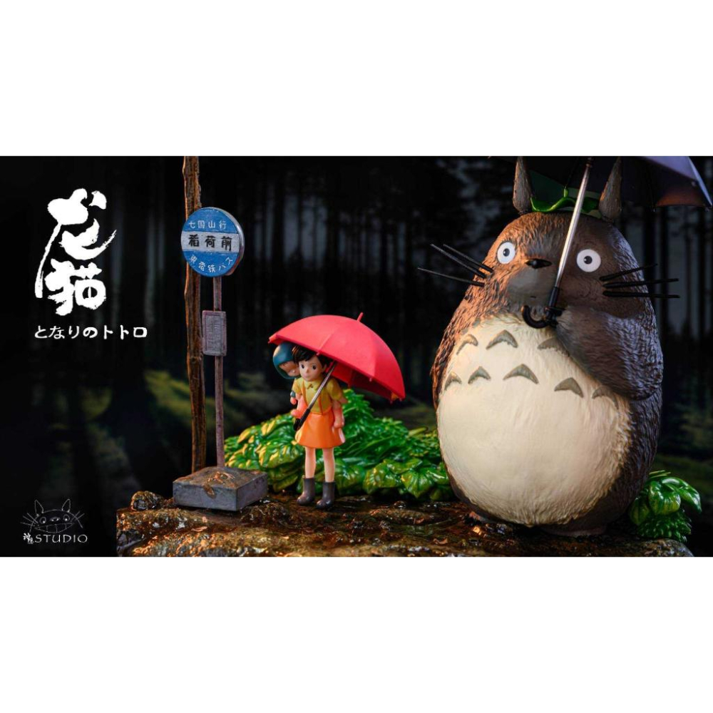 【黑哥模型】宮崎駿 神隱工作室 回憶拼接系列第一彈 - 龍貓‧稻荷前站的初見 GK模型 全新未拆-細節圖3