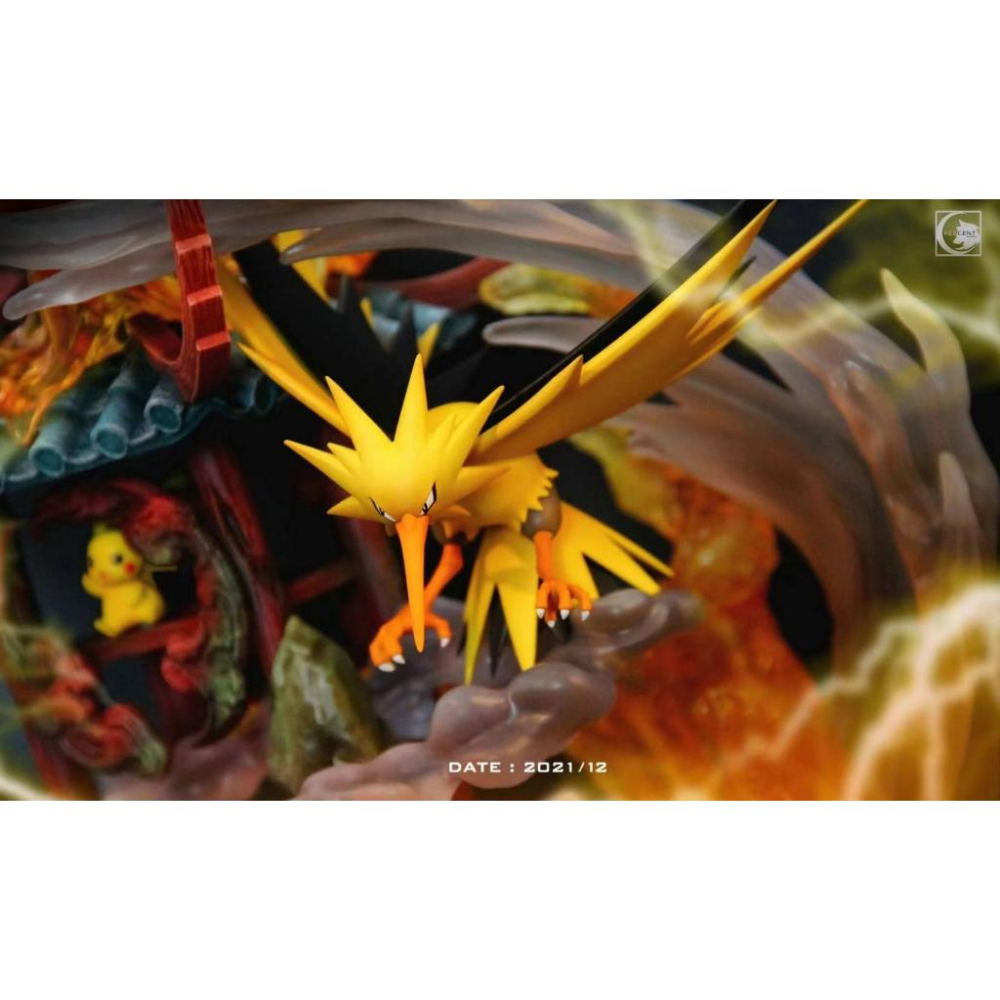 【黑哥模型】新月 Crescent-Studio 新月 五鳥吟 GK雕像 全新未拆-細節圖3