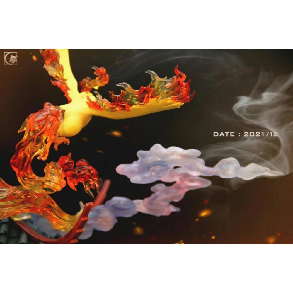 【黑哥模型】新月 Crescent-Studio 新月 五鳥吟 GK雕像 全新未拆-細節圖6