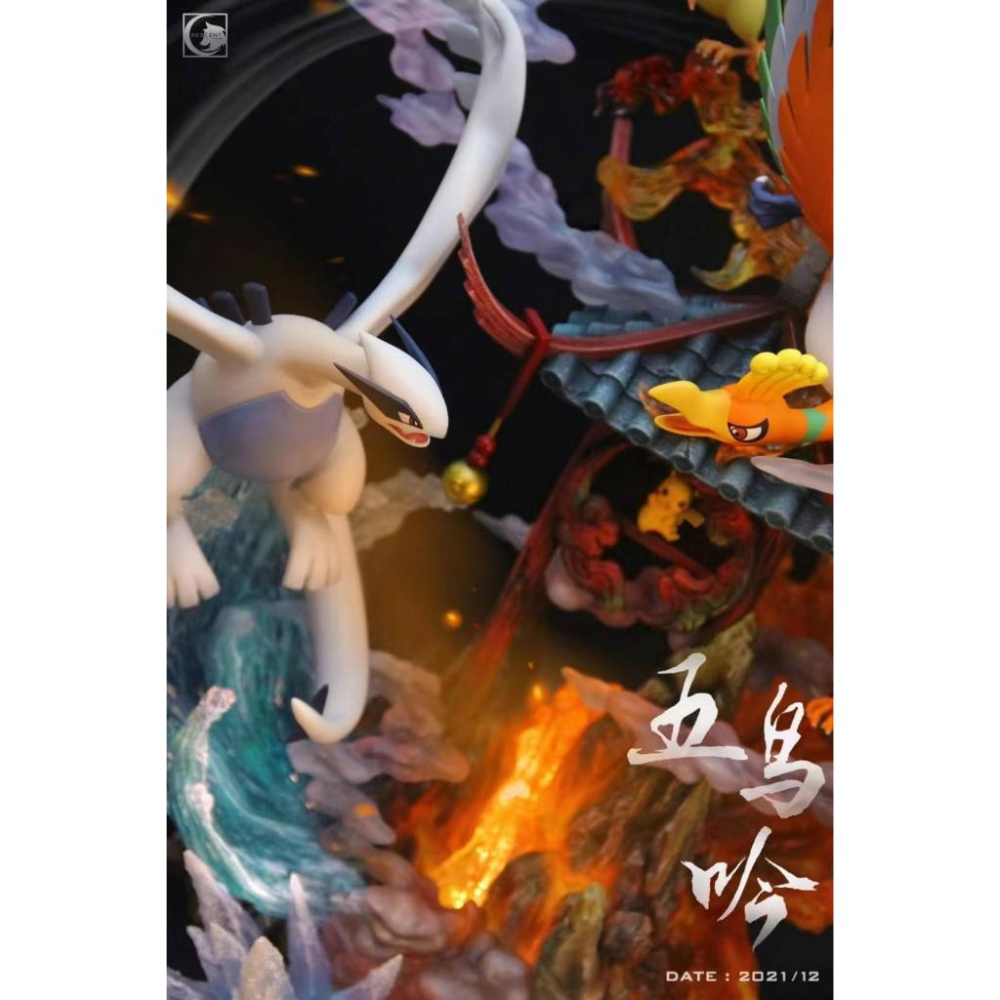 【黑哥模型】新月 Crescent-Studio 新月 五鳥吟 GK雕像 全新未拆-細節圖7