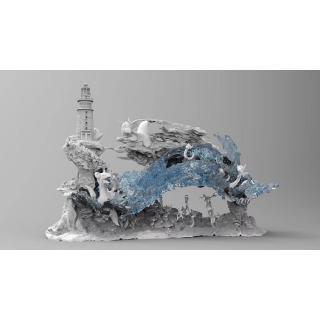 【黑哥模型】基因工作室 寶可夢 拼接組第四彈 快龍 GK雕像 拆檢無損-細節圖2