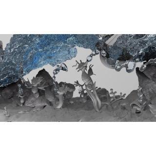 【黑哥模型】基因工作室 寶可夢 拼接組第四彈 快龍 GK雕像 拆檢無損-細節圖3