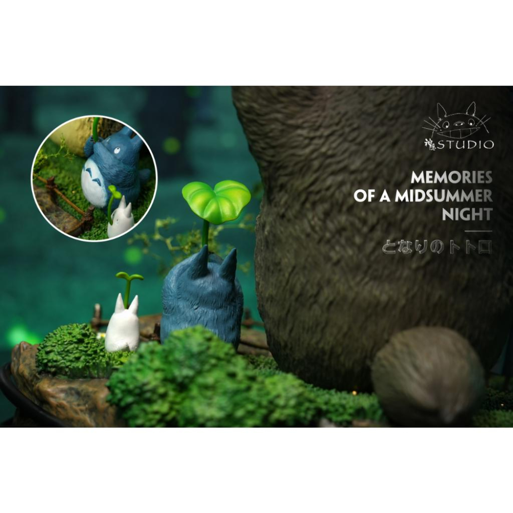 【黑哥模型】宮崎駿 神隱工作室 回憶拼接系列第三彈 - 龍貓‧仲夏夜的回憶 GK雕像 全新未拆-細節圖4