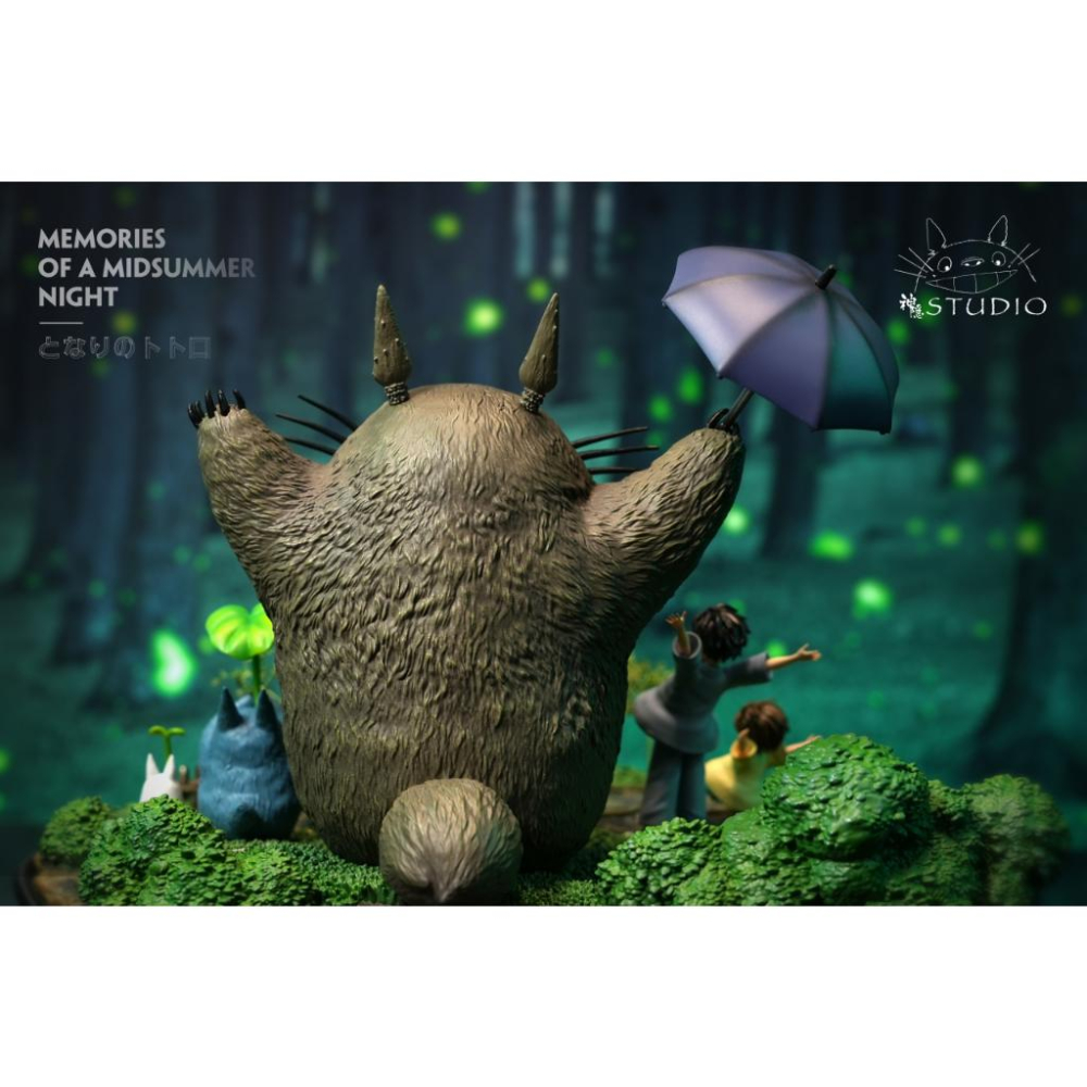 【黑哥模型】宮崎駿 神隱工作室 回憶拼接系列第三彈 - 龍貓‧仲夏夜的回憶 GK雕像 全新未拆-細節圖6