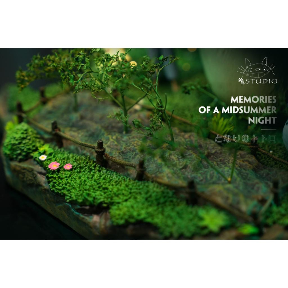 【黑哥模型】宮崎駿 神隱工作室 回憶拼接系列第三彈 - 龍貓‧仲夏夜的回憶 GK雕像 全新未拆-細節圖8