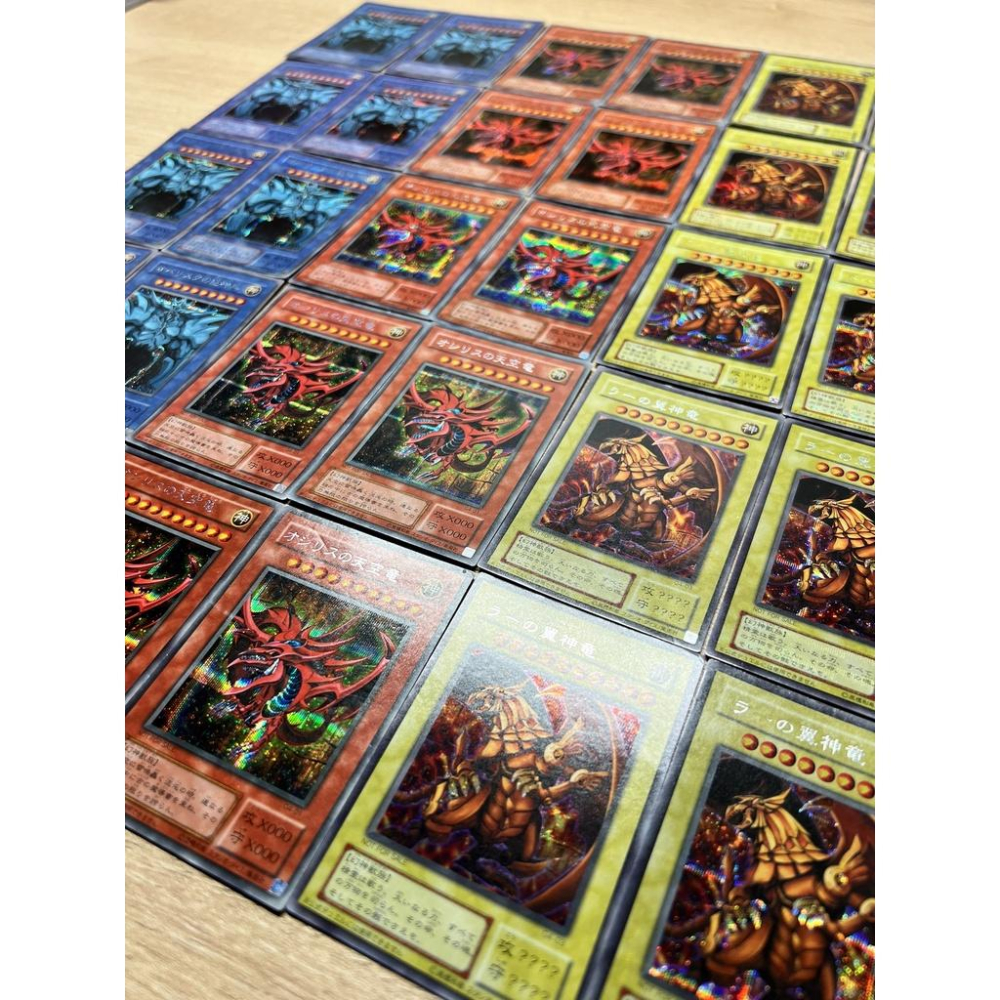 【黑哥模型】遊戲王 神之卡/三幻神 G4-01天空龍G4-02 巨神兵 G4-03翼神龍 日文銀字半鑽-細節圖2