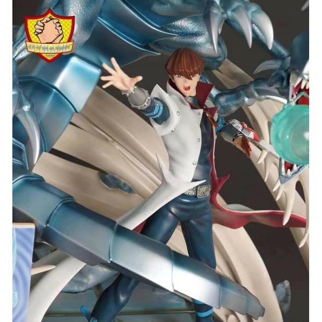 【黑哥收藏】DY Dynamic studio 遊戲王 海馬 青眼白龍 藍白色/金屬色 GK雕像 全新現貨-細節圖2