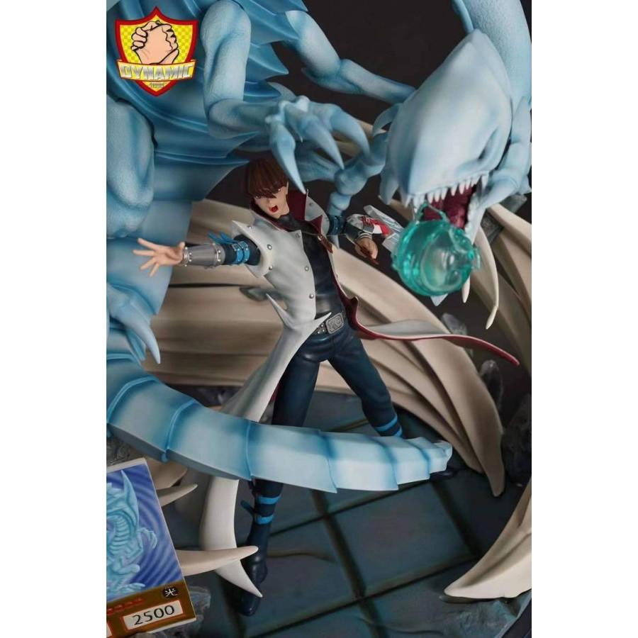 【黑哥收藏】DY Dynamic studio 遊戲王 海馬 青眼白龍 藍白色/金屬色 GK雕像 全新現貨-細節圖4