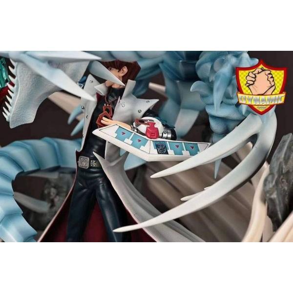 【黑哥收藏】DY Dynamic studio 遊戲王 海馬 青眼白龍 藍白色/金屬色 GK雕像 全新現貨-細節圖5