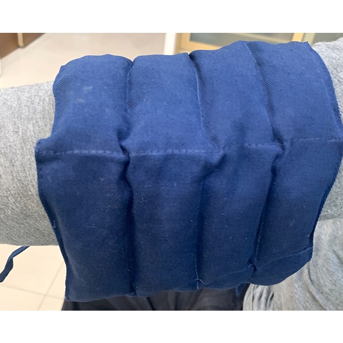 紅豆袋頂級手工純棉紅豆袋，頭部半斤裝市價300 元原始點紅豆袋溫敷.台灣製造.手工红豆袋-細節圖5