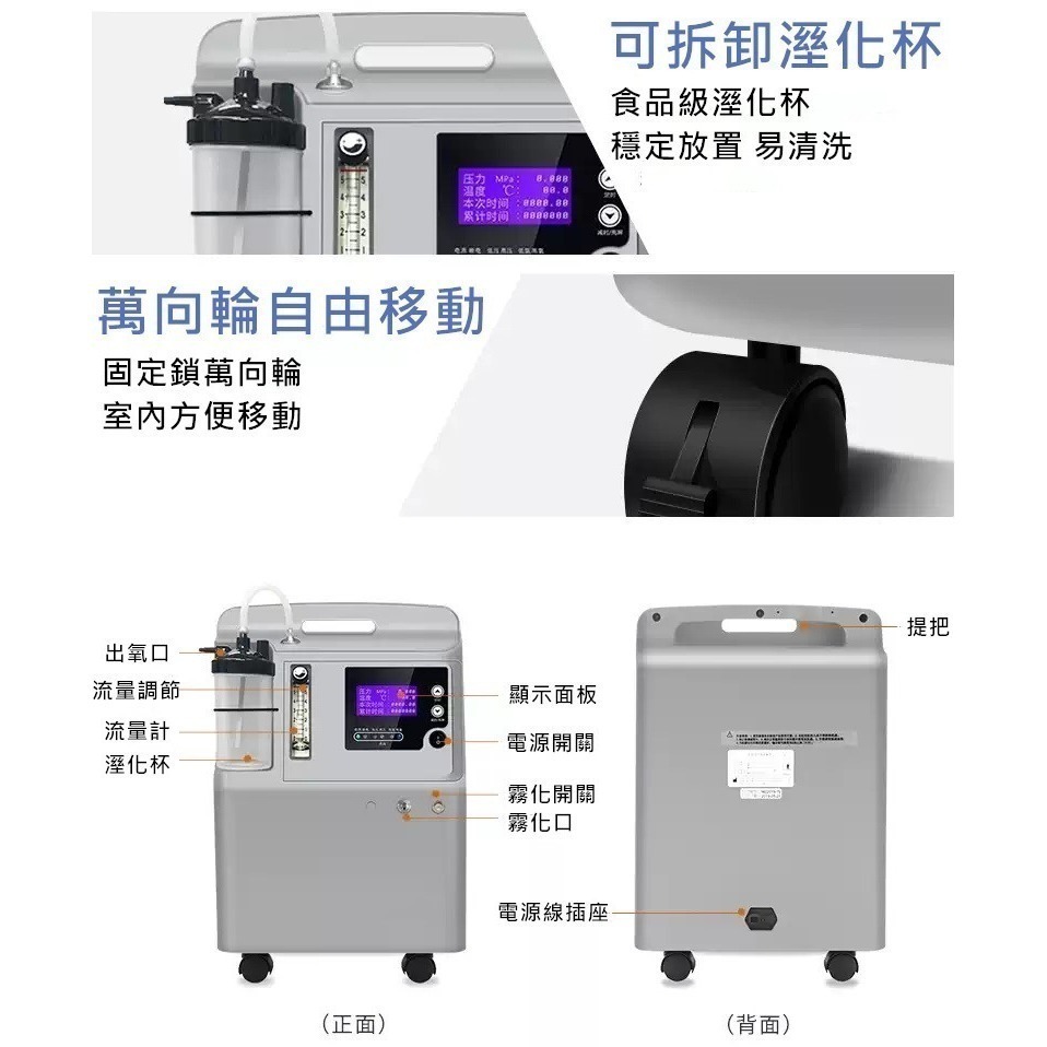 【5L醫療級 寵物氧氣機/動物醫院專用/真正不間斷供氧】一年保固/維修到府收件 寵物氧氣機 寵物製氧機 寵物氧氣箱-細節圖4