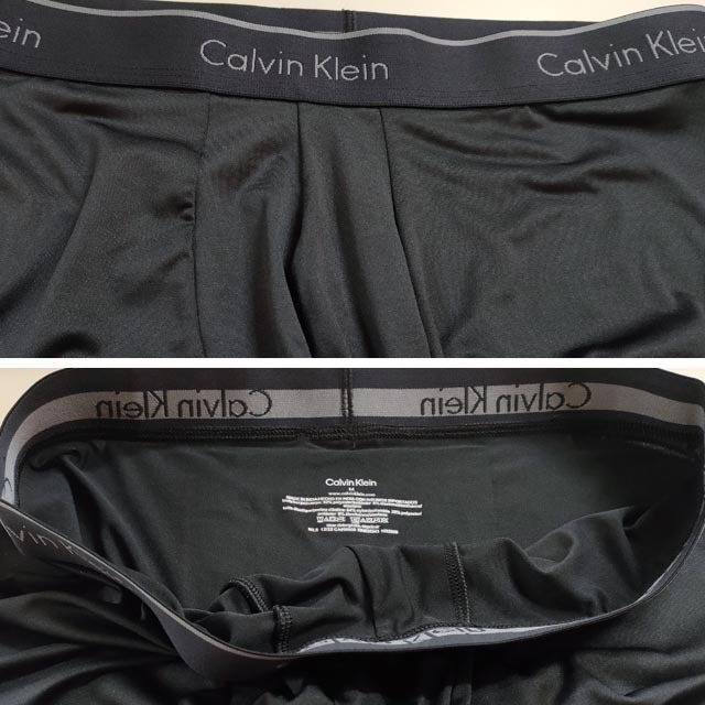 【CK】Calvin Klein 男內褲 四角男內褲 彈纖 中低腰 超值3件盒組／黑色紙盒版-細節圖5