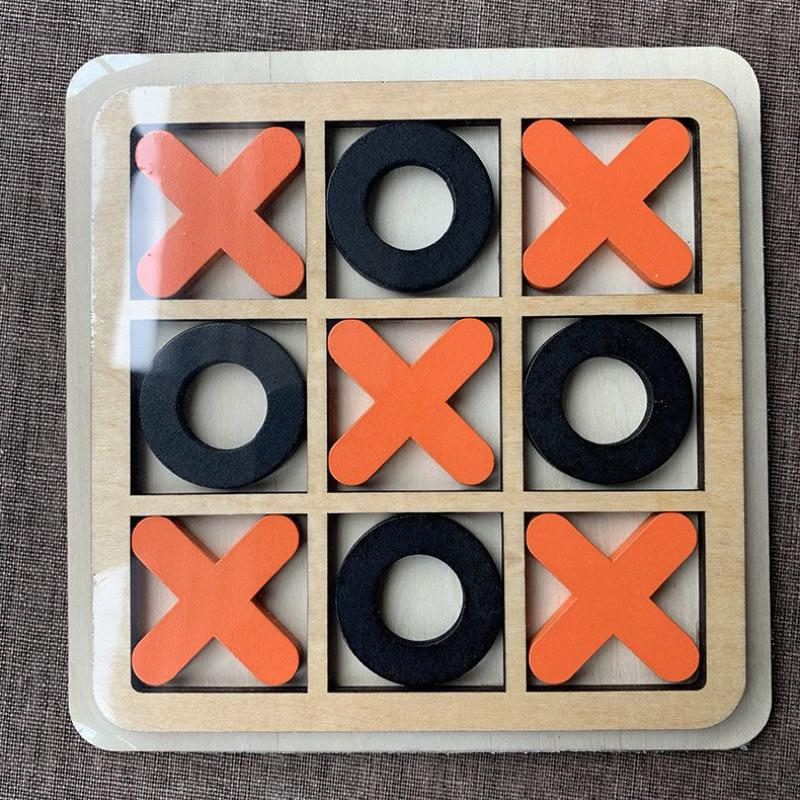 🈶現貨 OX井字遊戲 圈叉遊戲 井字棋 九宮格 OOXX 桌遊 親子互動 益智遊戲-細節圖5