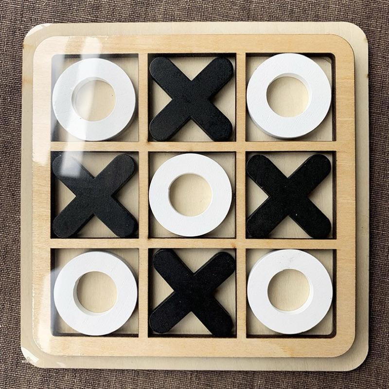 🈶現貨 OX井字遊戲 圈叉遊戲 井字棋 九宮格 OOXX 桌遊 親子互動 益智遊戲-細節圖6
